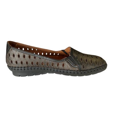 Volks Walkers N065 1562 Black Women's Loafers