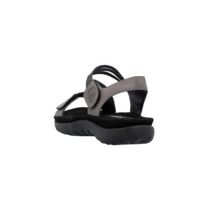 Rieker 64870-42 Black Women's Sandals