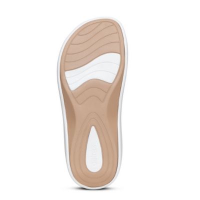 Aetrex Jillian Sport White Women's Sandals