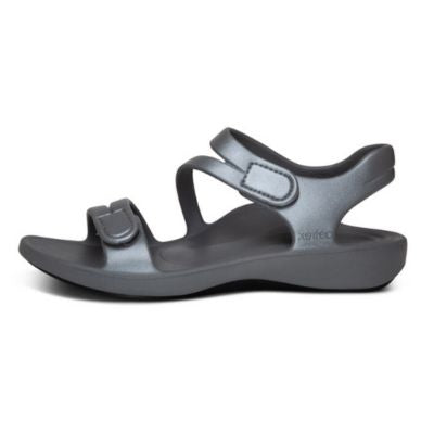 Aetrex Jillian Sport Grey Women's Sandals