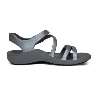 Aetrex Jillian Sport Grey Women's Sandals