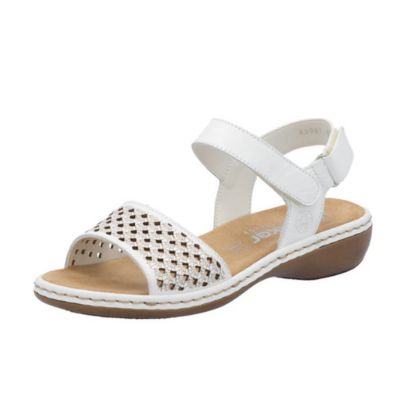 Rieker 65967-80 White Women's Sandals