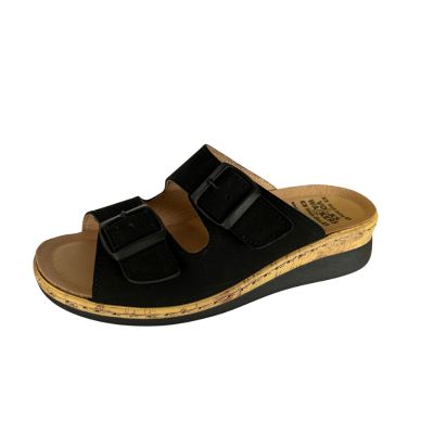 Volks Walkers N317A Black Women's Sandals