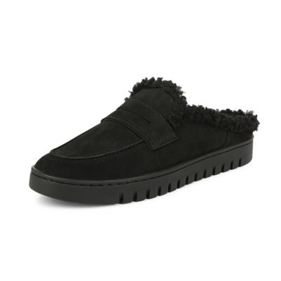 Vionic Uptown Black Nubuck Women's Clogs