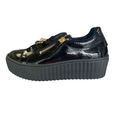 Gabor 73.201.97 Bumblebee Lack Black/Gold Women's Walking Shoes