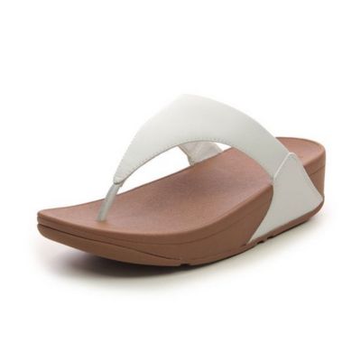 Fitflop Lulu White Toe-Post Women's Sandals