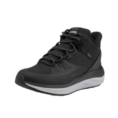 Kizik London At Mid Wide Black/Alloy Waterproof Men's Sneakers