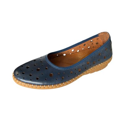 Volks Walkers N048 1544 Navy Women's Loafers