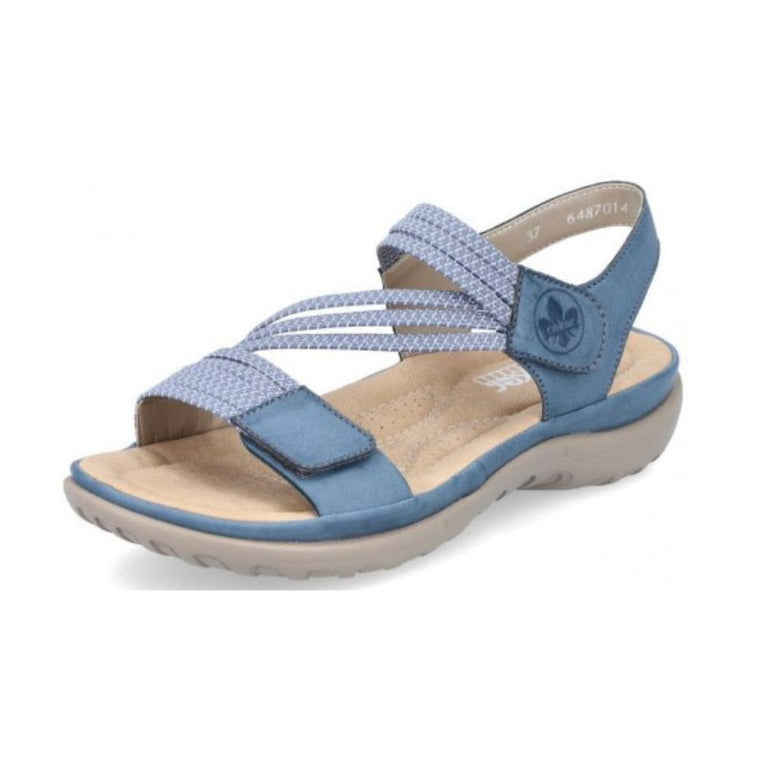 Rieker 64870-14 Blue Women's Sandals