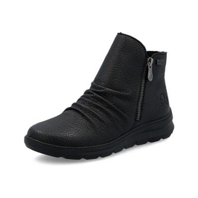 Rieker Z0056-00 Black Women's Ankle Boots