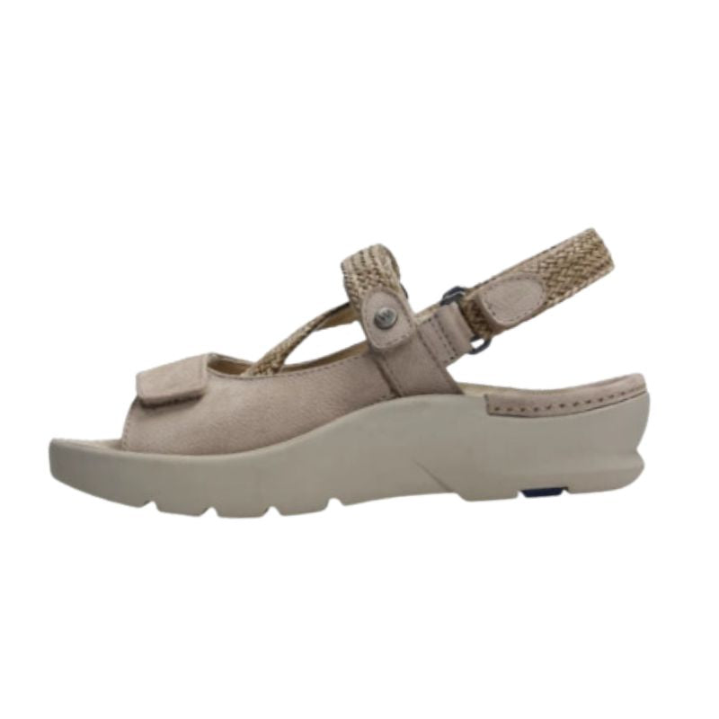 Wolky Lisse Women's Comfort Sandals - Black Antique Nubuck Leather, Hook & Loop Straps, Size 8-8.5 - View #11