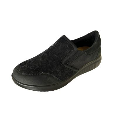 Jomos Slipper Black Women's Slip-On Walking Shoes 857396 260 000