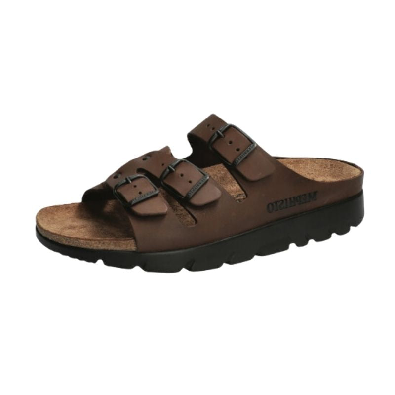 Mephisto Zach Fit Dark Brown Scratch 3451 Unisex / Men's / Women's Slides