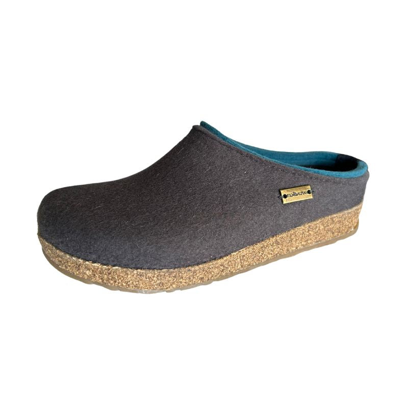 Haflinger Grizzly Kris Asphalt Women's Slippers
