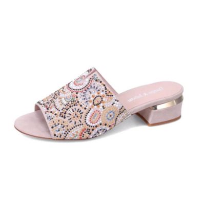 Django & Juliette Tammy Nude Women's Slide Sandals