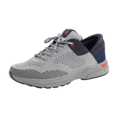 Zeba 201907B Steel Navy X-Wide Men's Sneakers