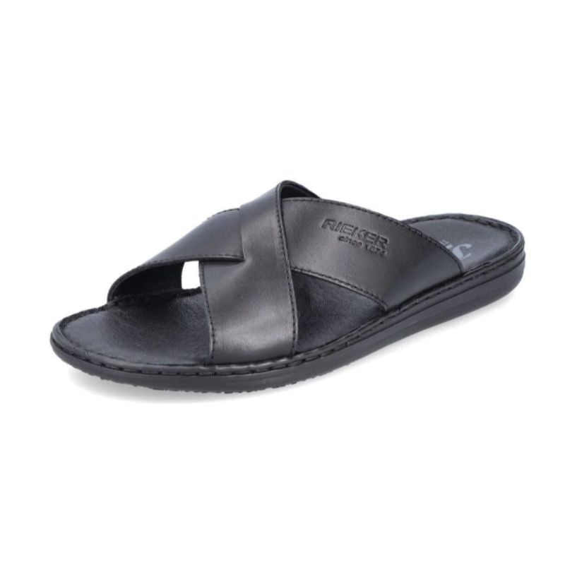 Rieker 21052-00 Black Men's Slides