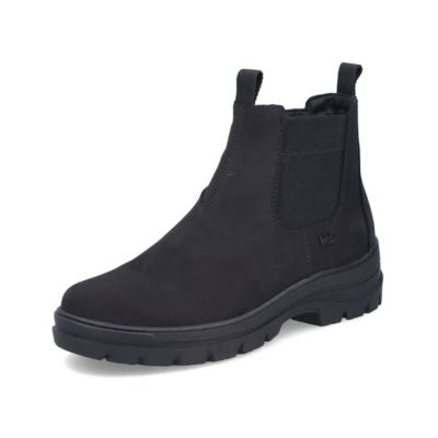 Rieker F5450-00 Black Men's Winter Ankle Boots