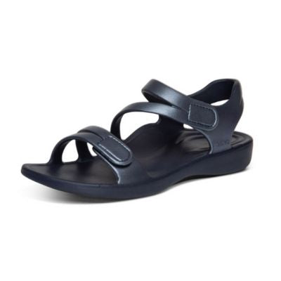 Aetrex Jillian Sport Navy Women's Sandals