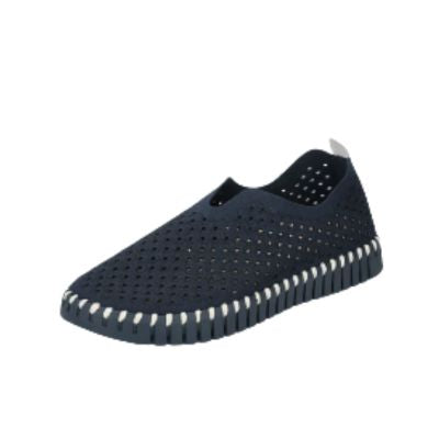 Ilse Jacobsen Tulip 3977 Dark Indigo Women's Slip On Flats