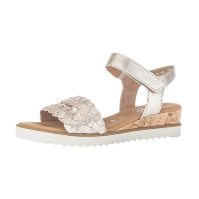 Gabor 82.759.89 Satin Metalic Women's Wedge Sandals