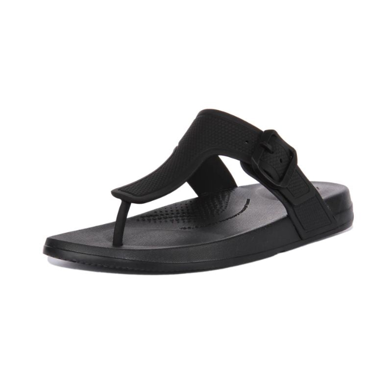 Fitflop iQushion Black Women's Flipflops - Main Image