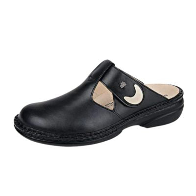 Finn Comfort Belem Black Women's Clogs
