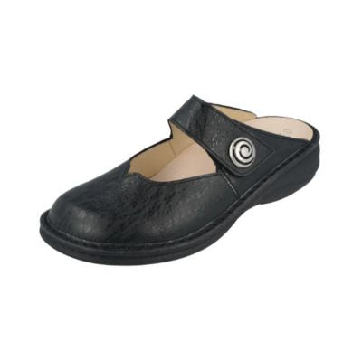 Finn Comfort Canaro Orione Black Women's Clogs