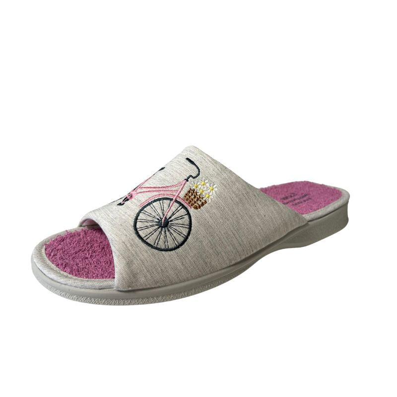 Garzon Gris Perla Violeta Women's Slippers