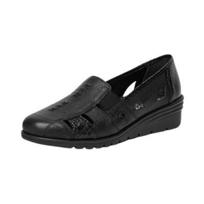 Rieker L5358-00 Black Women's Loafers