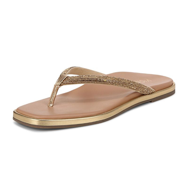 Vionic Vista Shine Gold Women's Flipflops