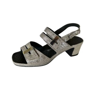 Vital Joy Coco Silver Women's Heeled Sandals