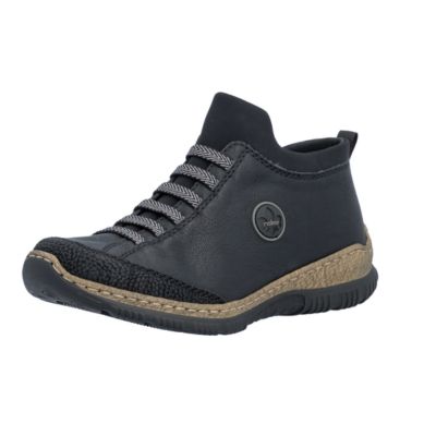 Rieker N3258-00 Black Women's Ankle Boots
