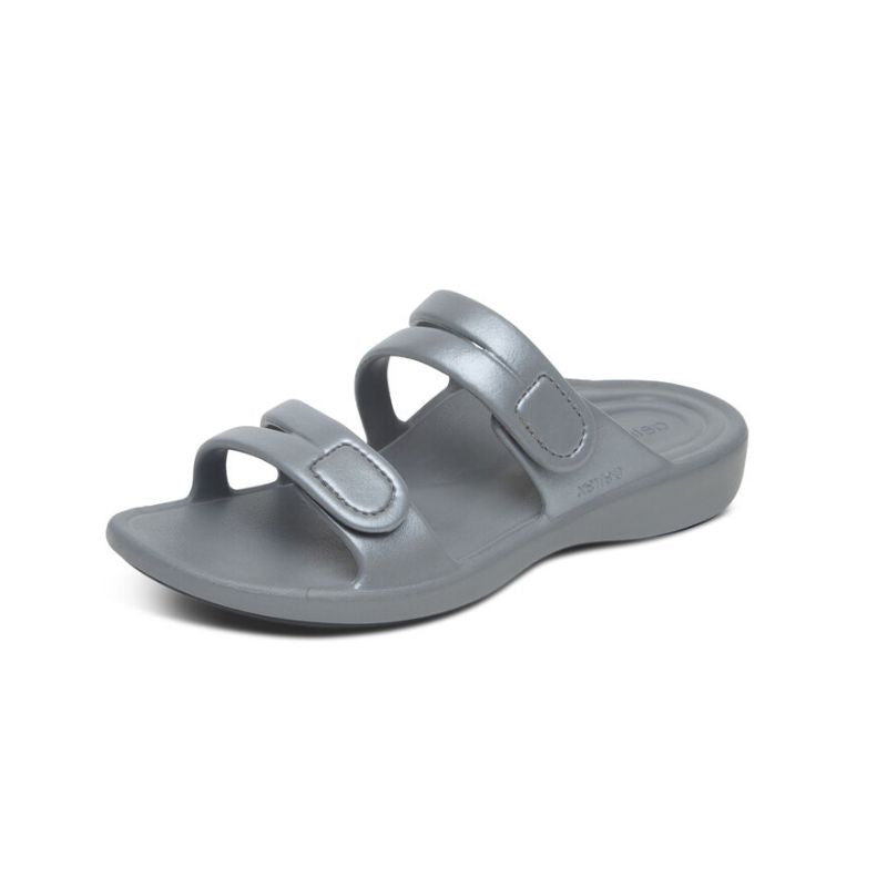 Aetrex Janey Sport Grey Women s Slides