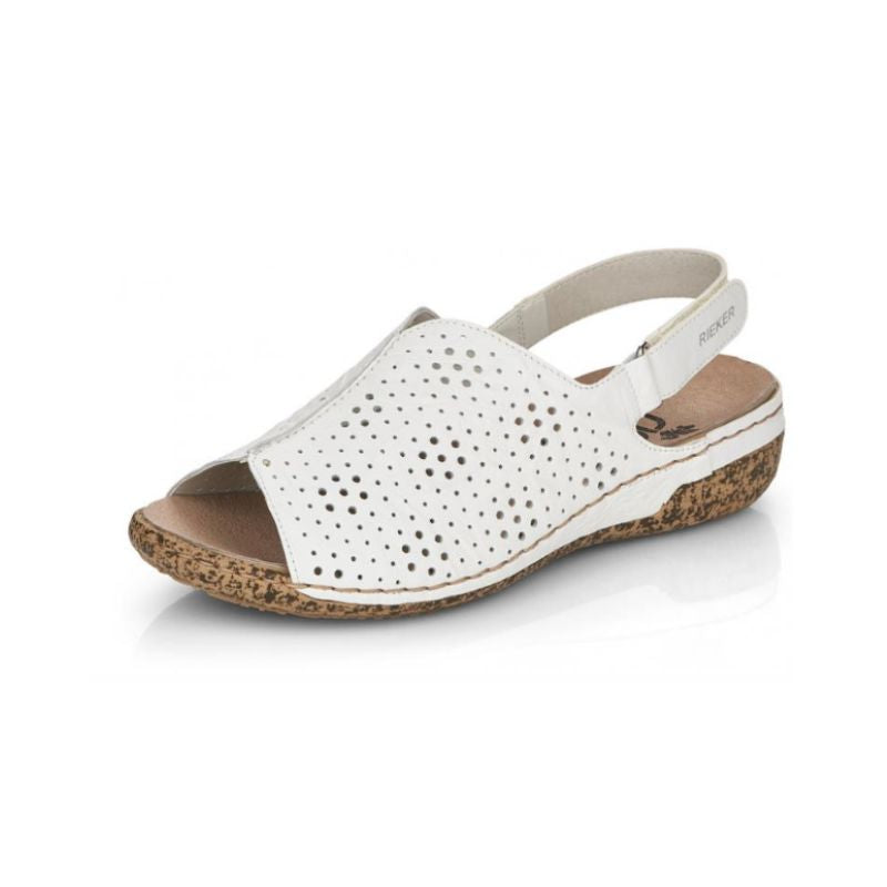 Rieker women V27z0Sandal, Blue