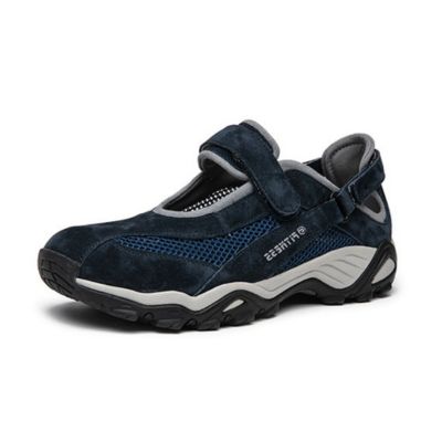 G Comfort D-81023L Navy Suede Women's Walking Shoes