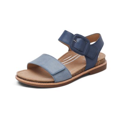 Aetrex Claire Navy Women's Sandals