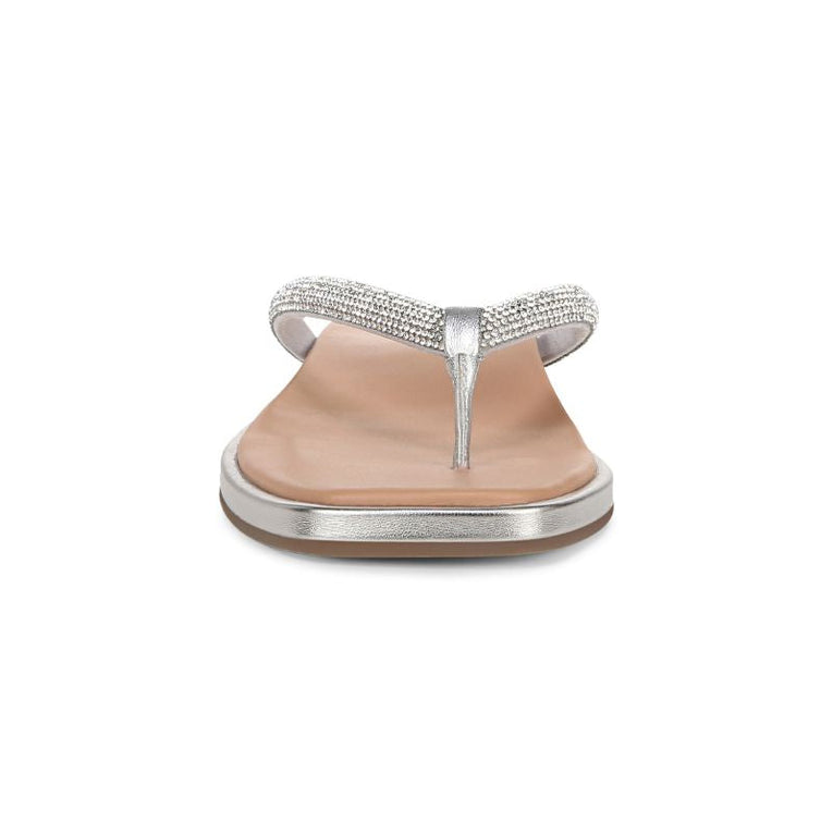 Vionic Vista Shine Silver Women's Flipflops