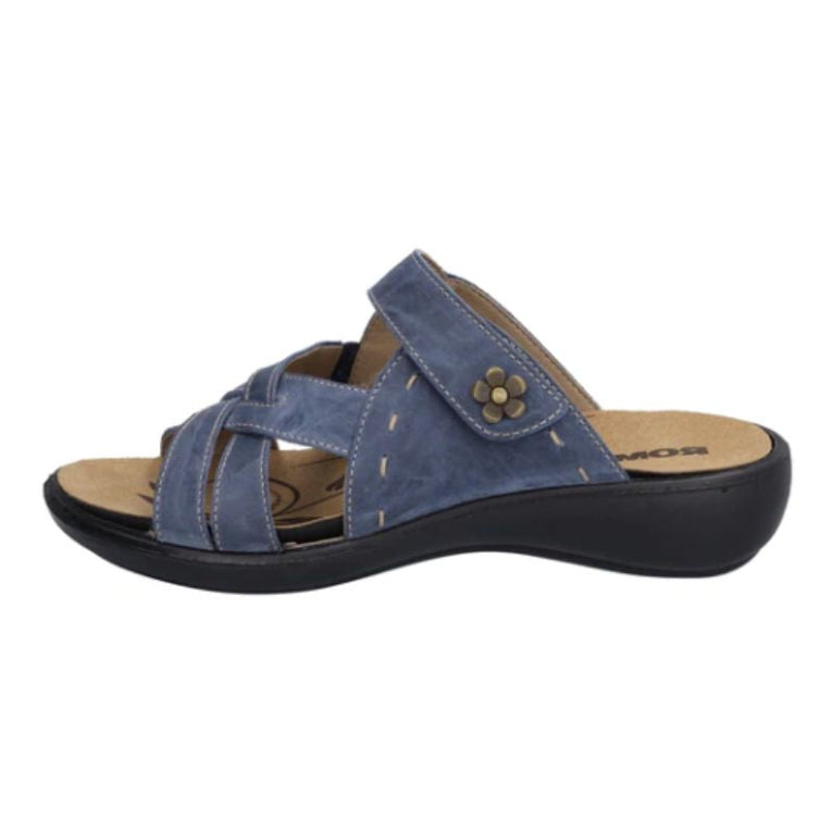 Romika Ibiza 99 Dark Blue Women's Slides