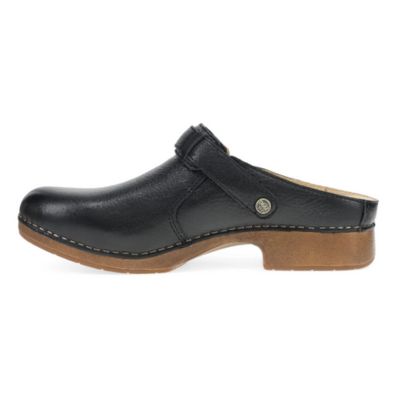 Dansko Millie Waxy Milled Black Women's Clogs
