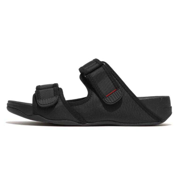 FitFlop Gogh Moc Black Polyester Men's Slides