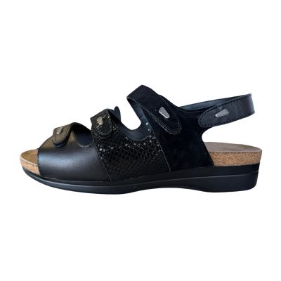 Drew Margo Black Combo Women's Sandals