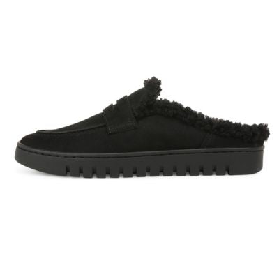 Vionic Uptown Black Nubuck Women's Clogs