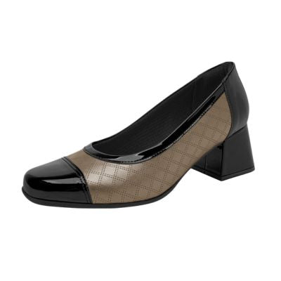 Piccadilly 748042-1 Bronze Black Women's Dress Shoes