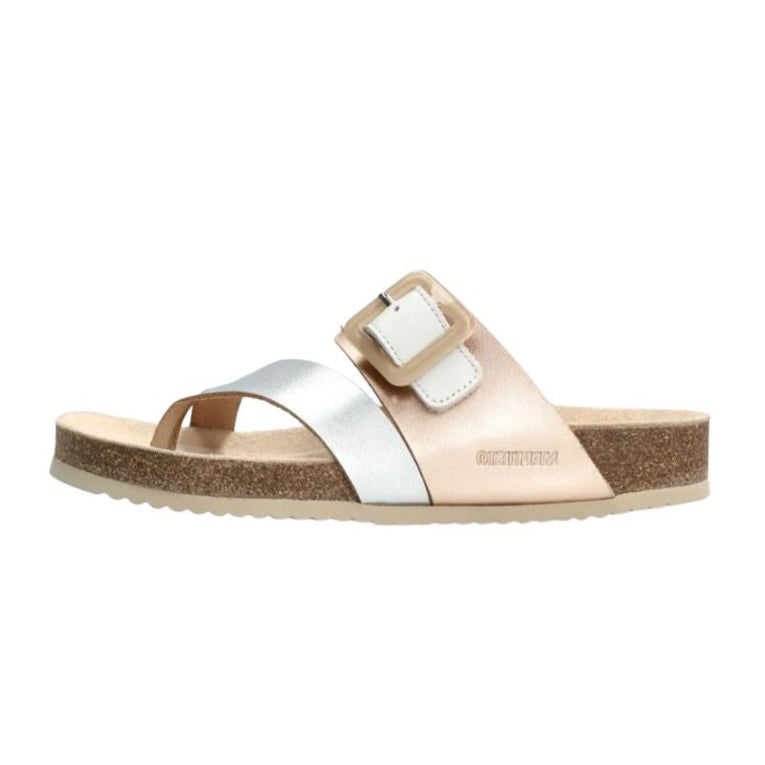 Mephisto Madeline Silver Women's Sandals
