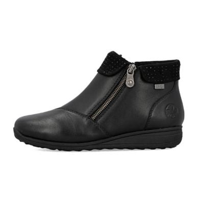 Rieker 47252-00 Black Women's Ankle Boots