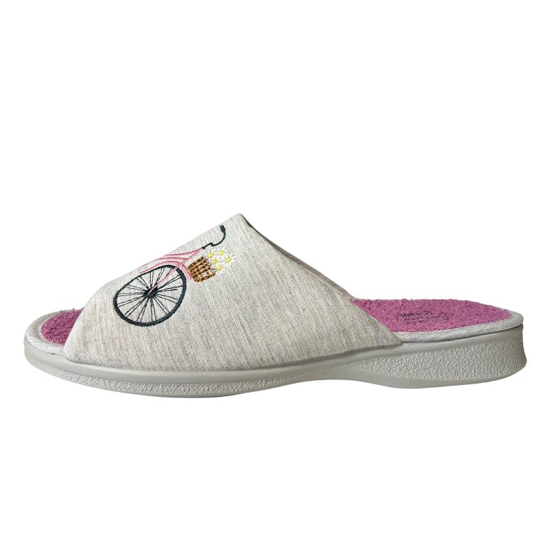 Garzon Gris Perla Violeta Women's Slippers