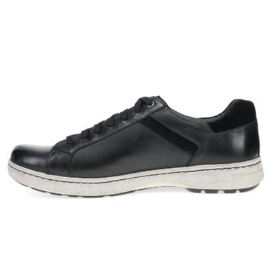 Dansko Trevor Burnished Calf Black Men's Walking Shoes