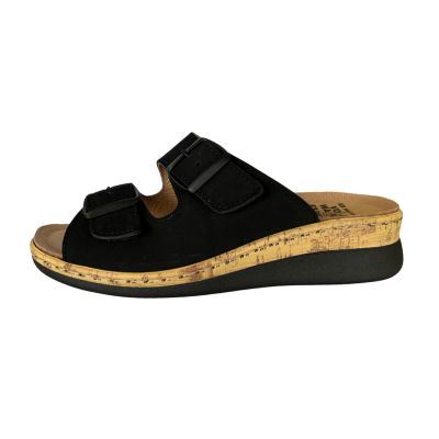 Volks Walkers N317A Black Women's Sandals