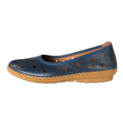 Volks Walkers N048 1544 Navy Women's Loafers